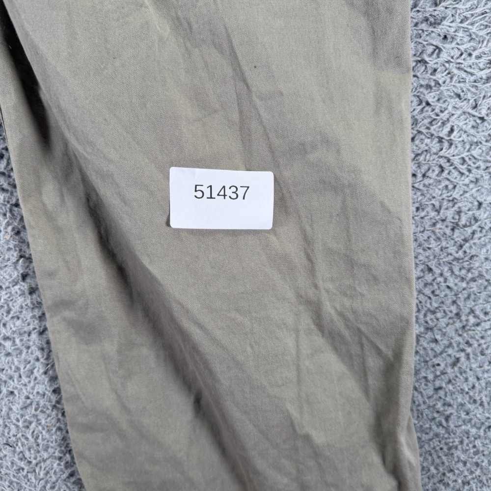 Hollister Pant Womens 8 Beige Cotton Cargo Straight Dad Workwear Travel Stretch - Picture 11 of 11